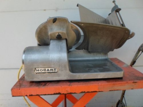 HOBART ELECTRIC MEAT SLICER MODEL 1612   115 VOLTS 1725RPM GOOD CONDITION USED