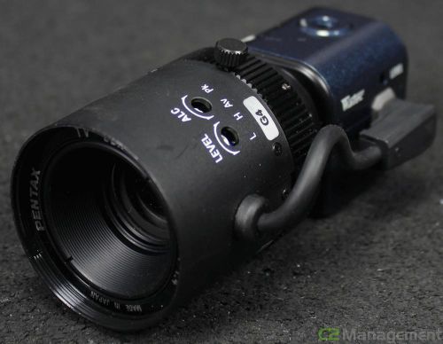 Watec wat-902h2 ultimate high sensitivity monochrome 1/2&#034; ccd camera w/pentax 25 for sale