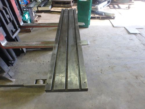 72.25&#034; x 12.25&#034; x 1.75&#034; Steel Weld T-Slot Table Cast iron Layout Plate Fixture