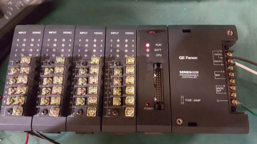 GE-Fanuc IC610CHS110A Power Supply Module/CPU/SERIES 1 /4 INPUT MODULES