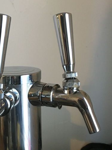 Heavy weight chrome faucet tap handle - home bar draft beer kegerator lever knob for sale