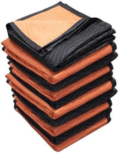 Forearm Forklift 72&#034; x 80&#034; Full Size-2 Color Moving Blanket, 10-Pack, Model