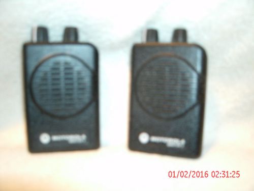 [2] MOTOROLA MINITOR V 5 VHF 151-159 mhz FIRE,EMS PAGERS W/O CHARGERS
