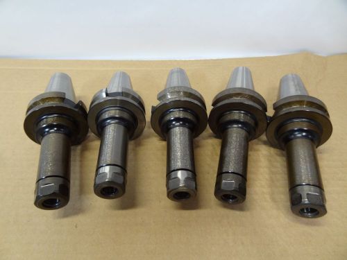 Lot of 5 Nikken Lyndex BT40-SK10-120 Collet Chuck BT40 SK10 120MM