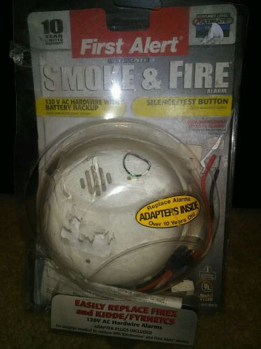 First Alert Smoke Detector &amp; Alarm AC Powered,With Battery Backup