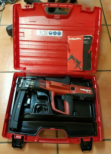 Hilti DX 76-MX Powder-Actuated in Very Good Condition  Includes Case and manual