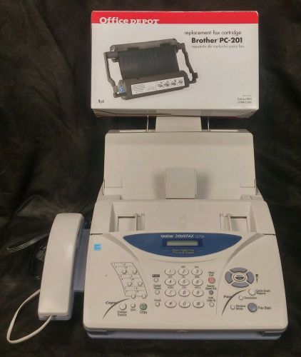 Brother Intellifax 1270e Plain Paper Fax Phone Copier Copy Machine Ink Cartridge