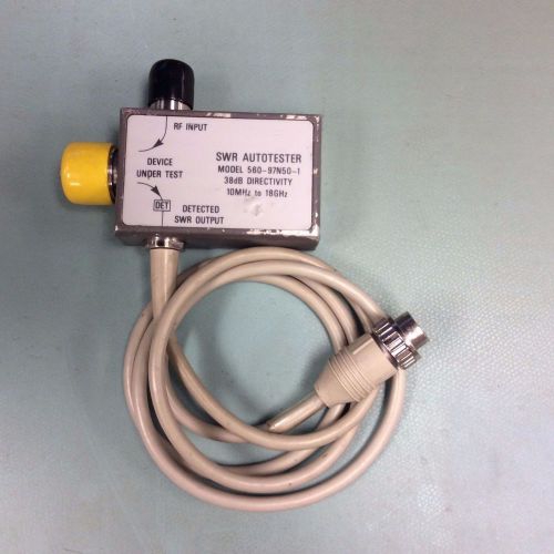 Wiltron SWR Autotester 560-97N50-1 - 10 MHz to 18 GHz