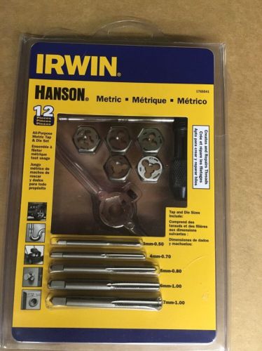 Irwin Industrial Tool 1765541 12PC Metal or Metallic Tap/Die Set