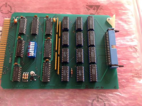 Semitool 14831A-1 STD BIT Output PCB Card Used Working