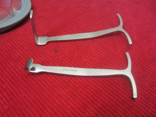 Lot of 2, ZSI Smillie Orthopedic Retractor 5-1/2in German Stainless