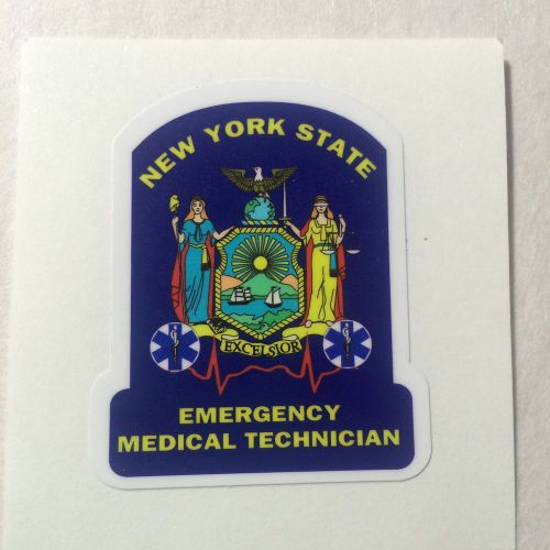 New York State EMT  Exterior applied Decal 2&#034;