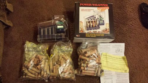 Double Capacity Power Coin Wrapper w/ many wrappers included