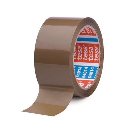 TESA 64014 Brown Silent Acrylic Packing Duct Tape 50mm x 66m