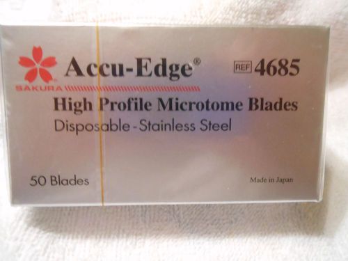 Sakura Accu-Edge High Profile Microtome Blades 50 count NIB