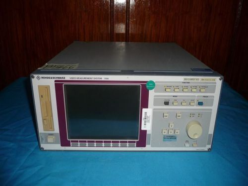 Rohde &amp; Schwarz VSA 2013.6057.03 Video Measurement System AS IS
