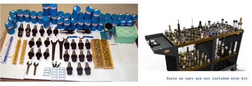 113 Techniks CAT 40 Tooling Kit for Haas,Fadal CNC Mill + Huot Ultra Scoot/Cart