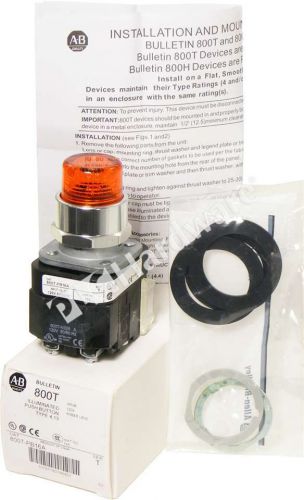 New allen bradley 800t-pb16a /t 30.5mm type 4/13 momentary contact push button for sale