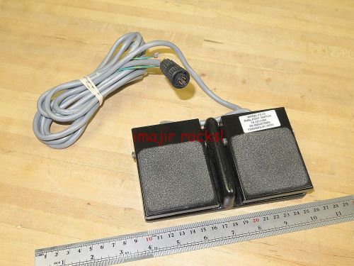 Ok industries fs-23 dual foot switch pedal controller with 8&#039; cable great deal! for sale
