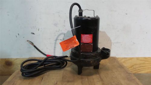 Dayton 1 hp 1750 rpm 200-230v manual submersible sewage pump for sale