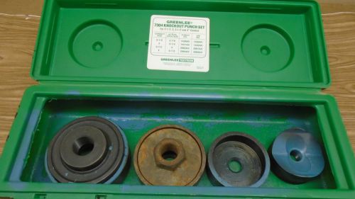 Greenlee 7304 2-1/2&#034; - 4&#034; Conduit Size Standard Round Knockout Punch Kit