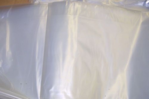 100 CLEAR 13 x 16 POLY BAGS PLASTIC 3 MIL FLAT OPEN TOP