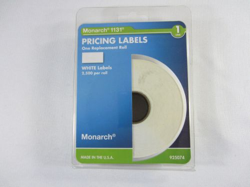 Monarch 925074 Price Labels, F/Model 1131,7/16&#034;x25/32&#034;,2500 Labels/RL,White