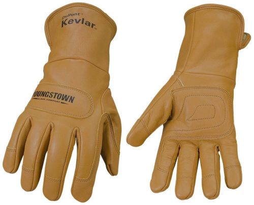 Youngstown glove 11-3280-60-l flame resistant leather utility lined with kevl... for sale