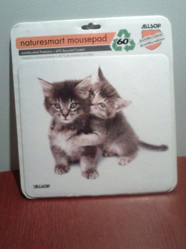 Adorable Kittens Mouse Pad Allsop NatureSmart 8&#034; x 8.5&#034;, AntiMicrobial, NEW!