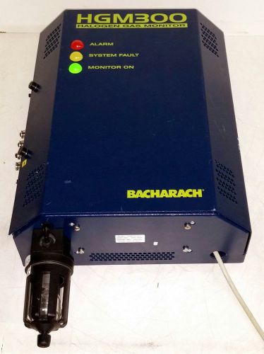 Bacharach hgm300 halogen gas monitor hgm300-13-1 &amp; master pneumatics f60-2sf85 for sale
