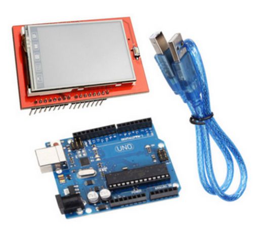 2.4 Inch TFT LCD Touch Screen Module For Arduino + UNO R3 ATmega328P Board