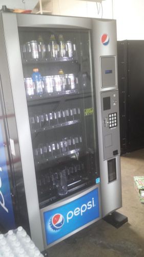 Pepsi glass front soda machine,royal vendors rvv500, coinco mech &amp; bill acceptor for sale