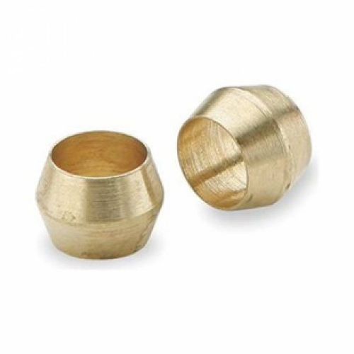 3/8&#034; Brass Compression Sleeve Ferrell 10 Pack