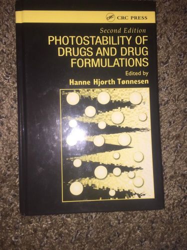 Photostability Of Drugs And Drug Formulations Second Edition Hard Cover