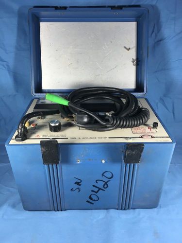 BIDDLE 235000 TOOL &amp; APPLIANCE TESTER EQUIPMENT