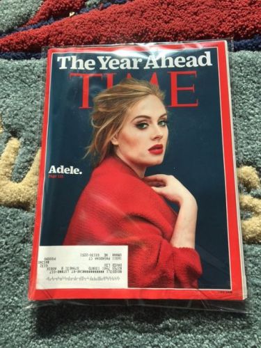 100 TIME MAGAZINE ADELE COVER SUPER CLEAR BOPP SLEEVES W/SEAL