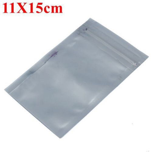 11X15cm Translucent Antistatic Static Shielding ESD Ziplock Bag