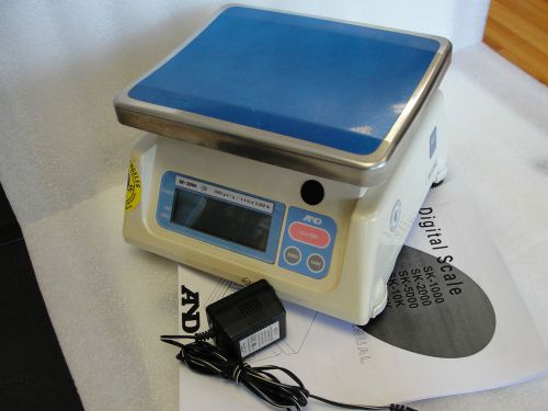 A&amp;d sk-2000 weighing general purpose digital scales for sale