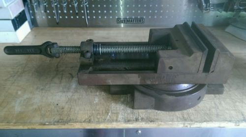 Quick Release 6 1/2&#034; Milling Drilling Grinding Vise With Swivel Base