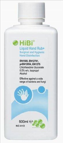 500ml HIBISOL LIQUID HAND RUB FOR SURGICAL AND HYGENIC DISINFECTION