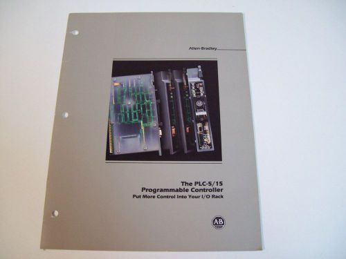 ALLEN-BRADLEY 1785-1.2 PLC-5/15 PRGRAMMABLE CONTROLLER GUIDE - FREE SHIPPING