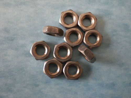 Zinc plated fin hex jam nuts  5/16&#034;-18. pack of 25. new without box. for sale