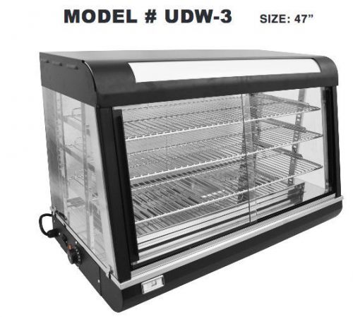 47&#034; Food Warmer Display Case Uniworld UDW-3 NEW #4555