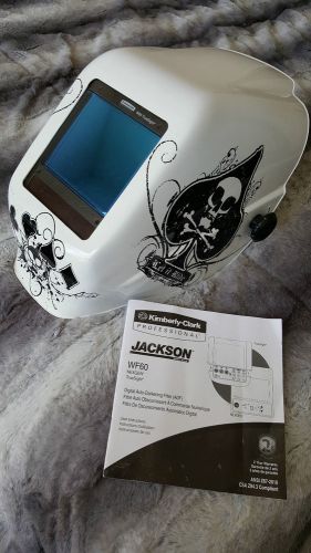 &#034;ACE OF SPADES&#034; Kimberly-Clark Welding Helmet ONLY 8 Hours Total USE!!