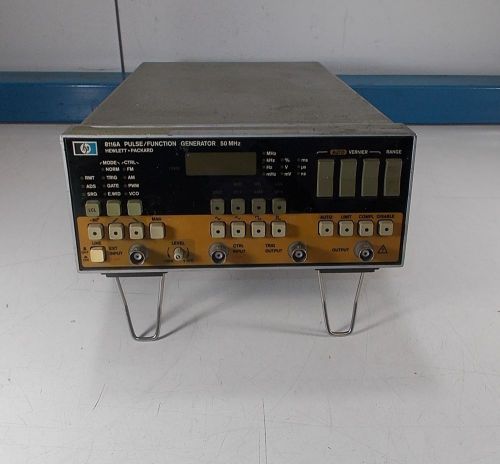 HP 8116A Pulse/Function Generator 50MHz - as is/parts only