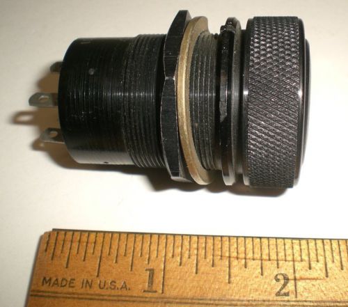 1 Rare Dialight Pilot Lamp Assembly for Dual MB Lamps, Made for Military, USA