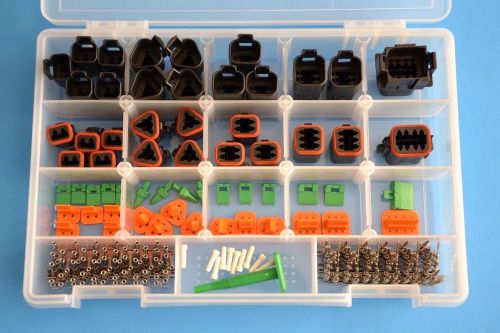 239 pcs deutsch dt genuine black connector kit + removal tools, from usa for sale