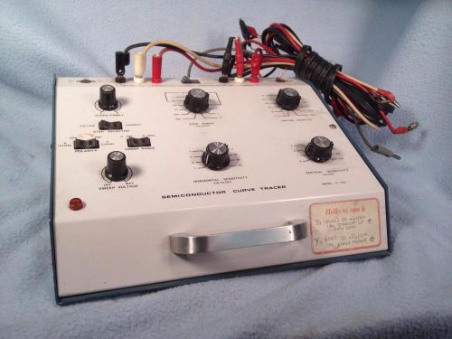 Heathkit IT-3121 Transistor Curve Tracer with cables
