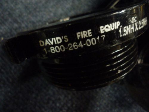 David&#039;s Fire Equipment Adapter 2.5&#034; NHM to 1.5&#034; NHF