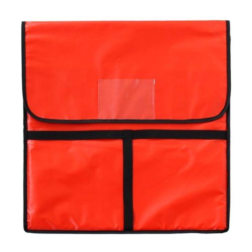 New Star Foodservice Pizza Delivery Bag Aluminum Insulation Velcro 22 X 22 X 5